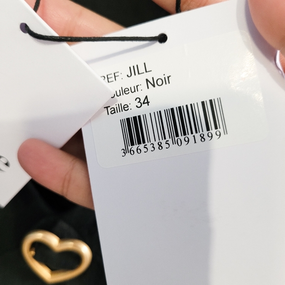 NWT Rouje Paris Jill Floral Brocade Black Mini Dress in Noir Size 34 FR / 2 US - Picture 11 of 12